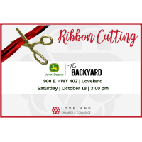 Ribbon Cutting The Backyard John Deere