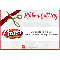 Ribbon Cutting Raising Cane's Chicken Fingers