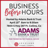 Business Before Hours Adams Bank and Trust