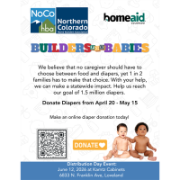 HomeAid Colorado Builders for Babies Diaper Drive – In Partnership with NoCo HBA