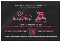25th Anniversary Celebration Hearts For Hope Gala