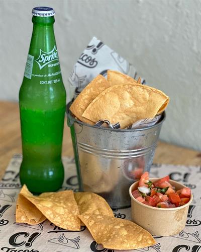 House made chips and salsas! #DoneRight