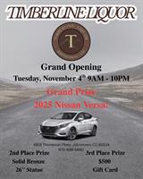 Timberline Liquor NOW Open in Johnstown Plaza — Grand Opening Celebration Nov. 4