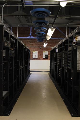 CorKat’s secure, local data center, highlighting its advanced infrastructure and regional accessibility.