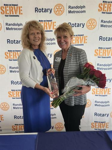 Jan Tyler 2021-2022 Rotarian Of The Year 