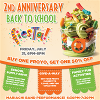 2nd Anniversary with a community Back-to-School Celebration