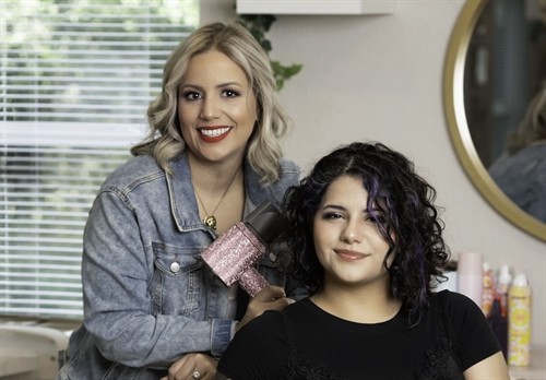 Owner Maree Tisdale and Salon Manager Samantha Castillo