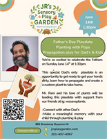 Father's Day Playdate Planting with Pops