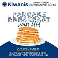 Second Annual Kiwanis of Shallotte Pancake Breakfast