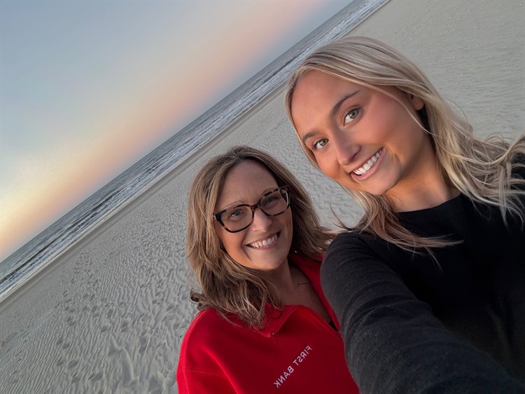 Chauntel and Brooke helping keep Ocean Isle Beach Clean this past month.