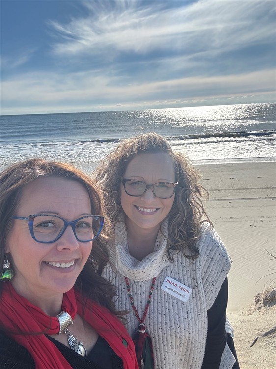 Meet Suzanne, VP, Branch Manager and Chauntel, Personal Banker.  