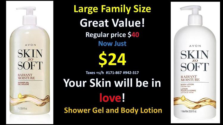 Skin so soft shower gel & Lotion  set Mix or match