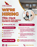 Two Hawk NC License Plate Agency - Shallotte