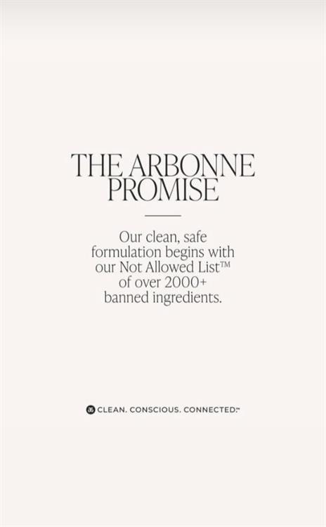 The Arbonne promise