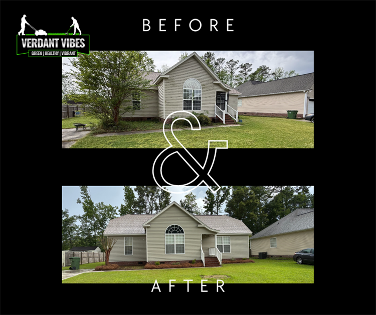 Before & After - Residential Landscaping Project