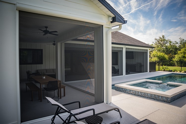 Exterior Motorized Screen Shades