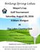 Mayor's Cup Golf Tournament @ The Lakes Country Club in Boiling Spring Lakes