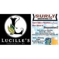 Staycation Animal Ark and SURLY Fundraiser at Lucille's in Prescott WI