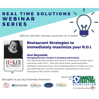 Real Time Solutions Webinar: Restaurant Strategies to Maximize ROI