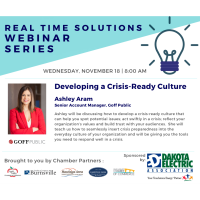 Real Time Solutions Webinar: Developing A Crisis Ready Culture