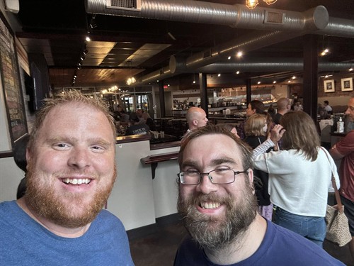 A trip down to Akron, OH to visit a client