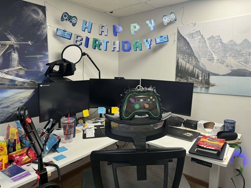We recently celebrated Adam's birthday!
