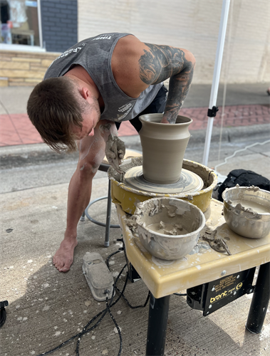 Rivertown Days Pottery demonstration