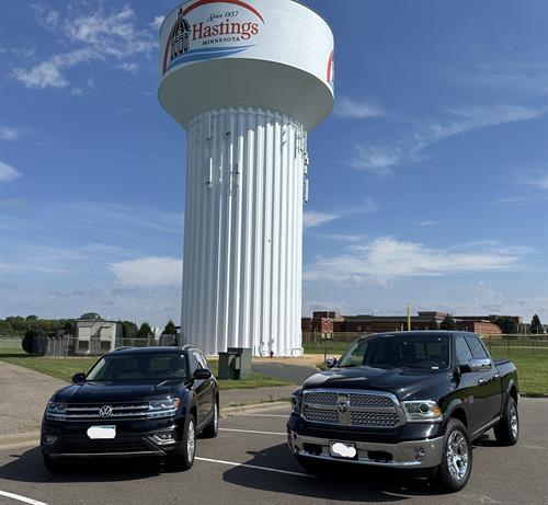 Hastings Watertower SUV Truck