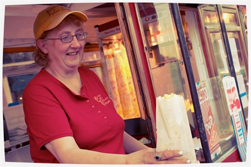 Lynn Hoeschen downtown Hastings, MN Car Show 2013