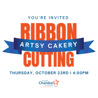 Ribbon Cutting - Artsy Cakery