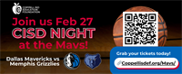 CISD Night at the Mavs!