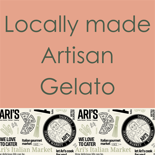 Locally Made Artisan Gelato