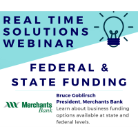 Real Time Solutions Webinar Series: Federal & State Funding Options