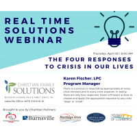 Real Time Solutions Webinar Series: The 4 Responses to Crisis in Our Lives