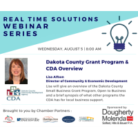 Real Time Solutions Webinar Series: Dakota County Small Business Grants & More