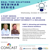 Real Time Solutions Webinar Series: Another Seat At The Table - An Open Discussion About Diversity & Inclusion PART 2