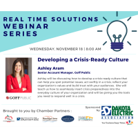 Real Time Solutions Webinar Series: Developing A Crisis Ready Culture