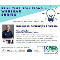 Real Time Solutions Webinar Series: Inspiration, Perspective & Purpose