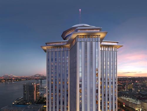 Located on top of the Four Seasons, enjoy breathtaking views from the Only Observation Deck in New Orleans