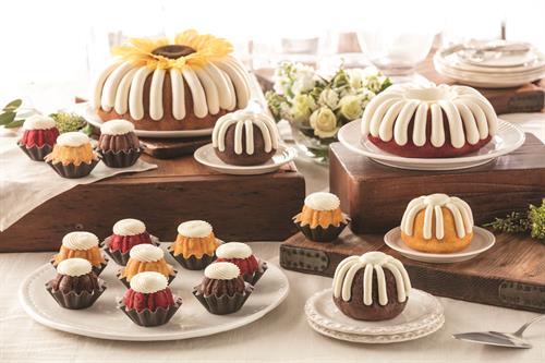 family of bundt cakes sizes we offer