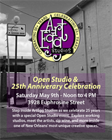 ArtEgg Studios Celebrates 25 Years as a New Orleans Cultural Icon with Open Studios on Saturday May 9 - All Invited