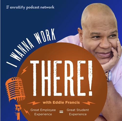 Eddie hosts the employer branding podcast, I Wanna Work There!