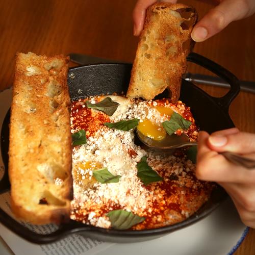 Osteria Lupo - Eggs in Purgatory