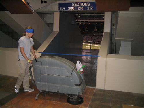2006 Construction clean-up Superdome