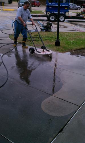 Pressure washing