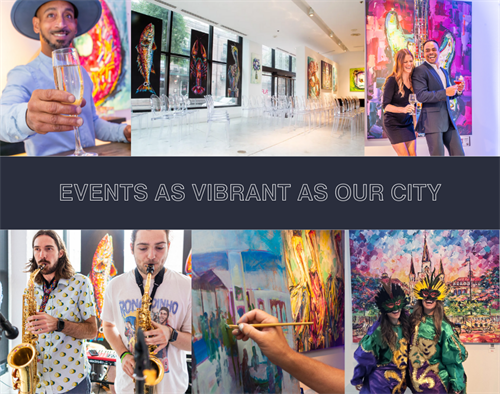 From large gatherings to intimate get togethers, Renaissance Arts NOLA is a vibrant space for celebrations of all kinds. 