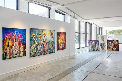 Our New Orleans art gallery featuring Becky Fos art is the perfect space to host a luncheon, reception, birthday party, or reunion! 