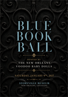 New Orleans Voodoo Baby Dolls Announce Blue Book Ball: An Evening of Culture, Elegance, and the Spirit of Storyville