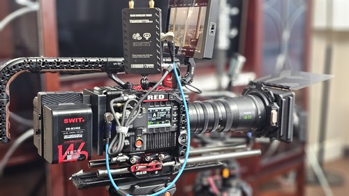 Production Camera Setup for a corporate video Shoot