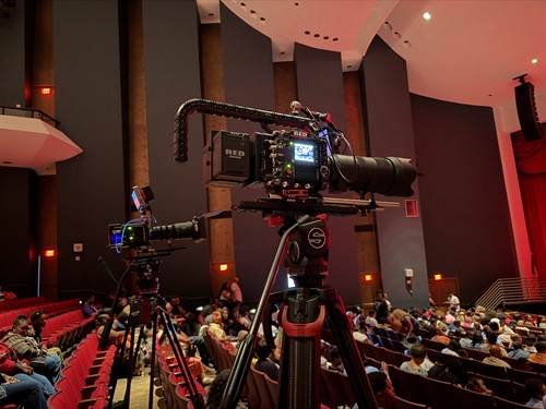 Filming a Recital at Rosa Heart Theater 